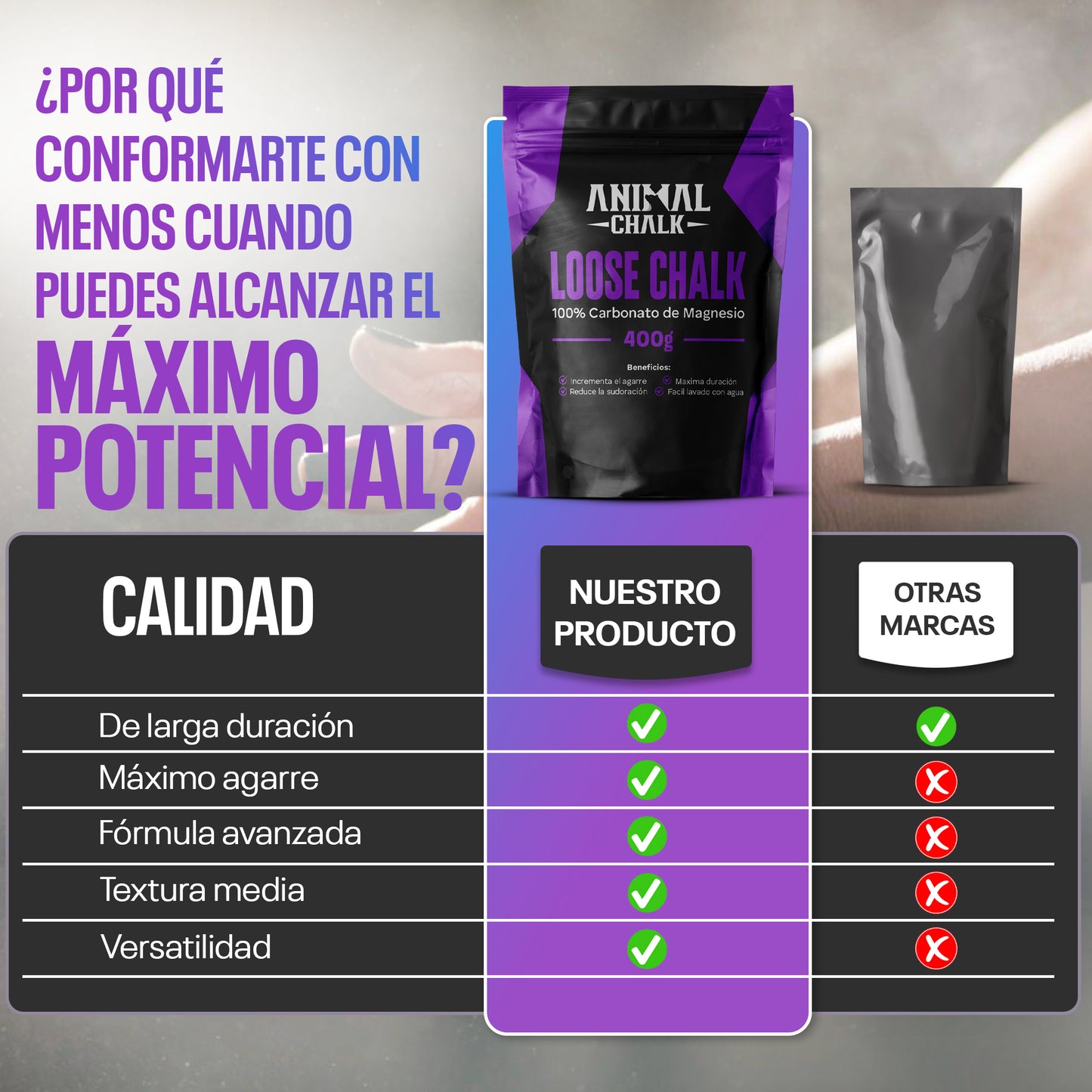 Magnesio Crunchy / Chunky Chalk 400g