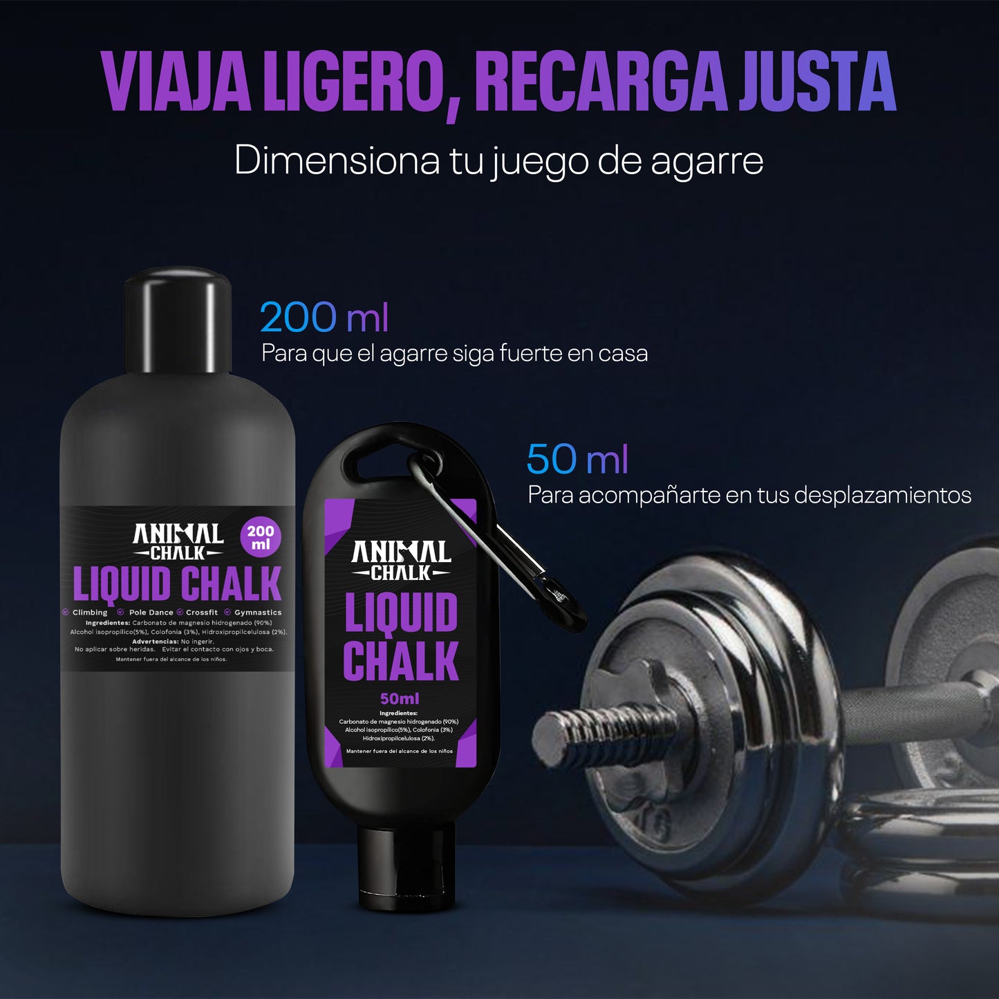 Liquid Chalk pack 250ml + 50ml