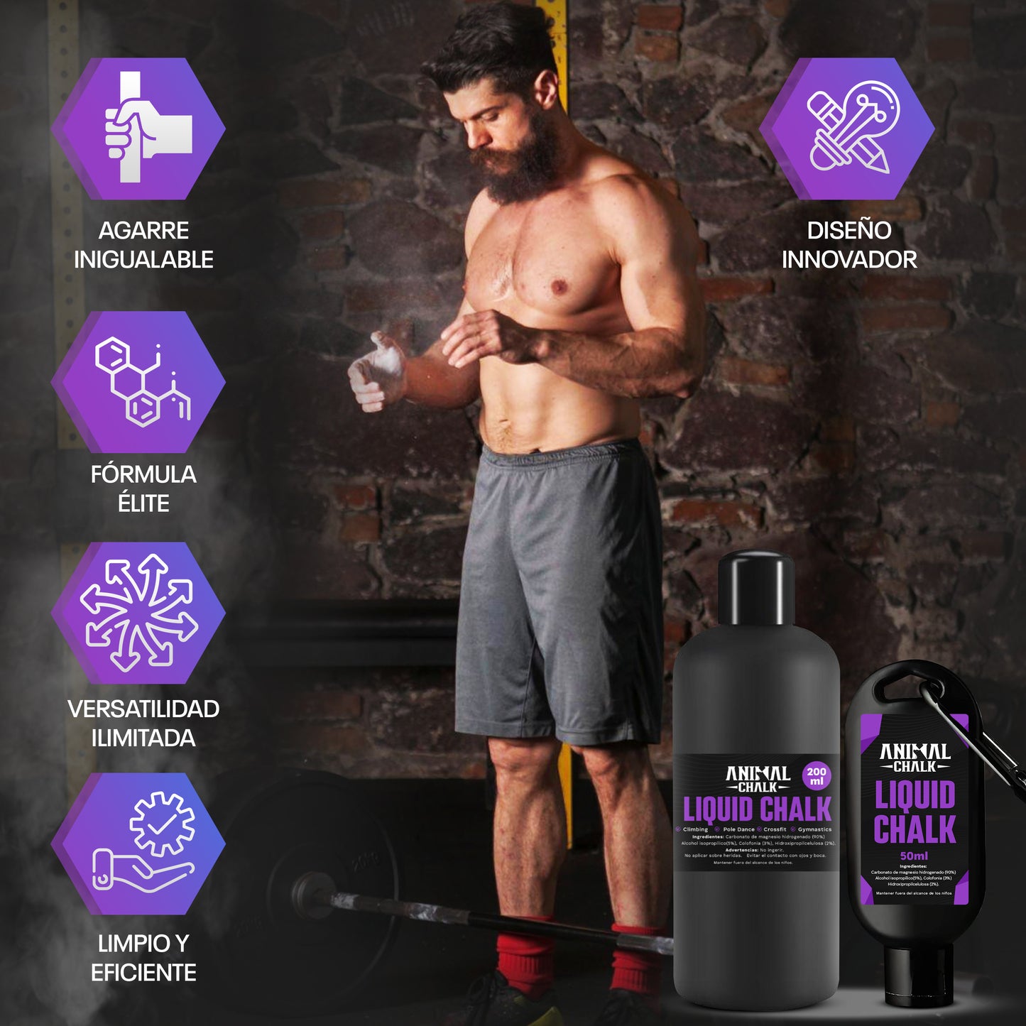 Liquid Chalk pack 250ml + 50ml
